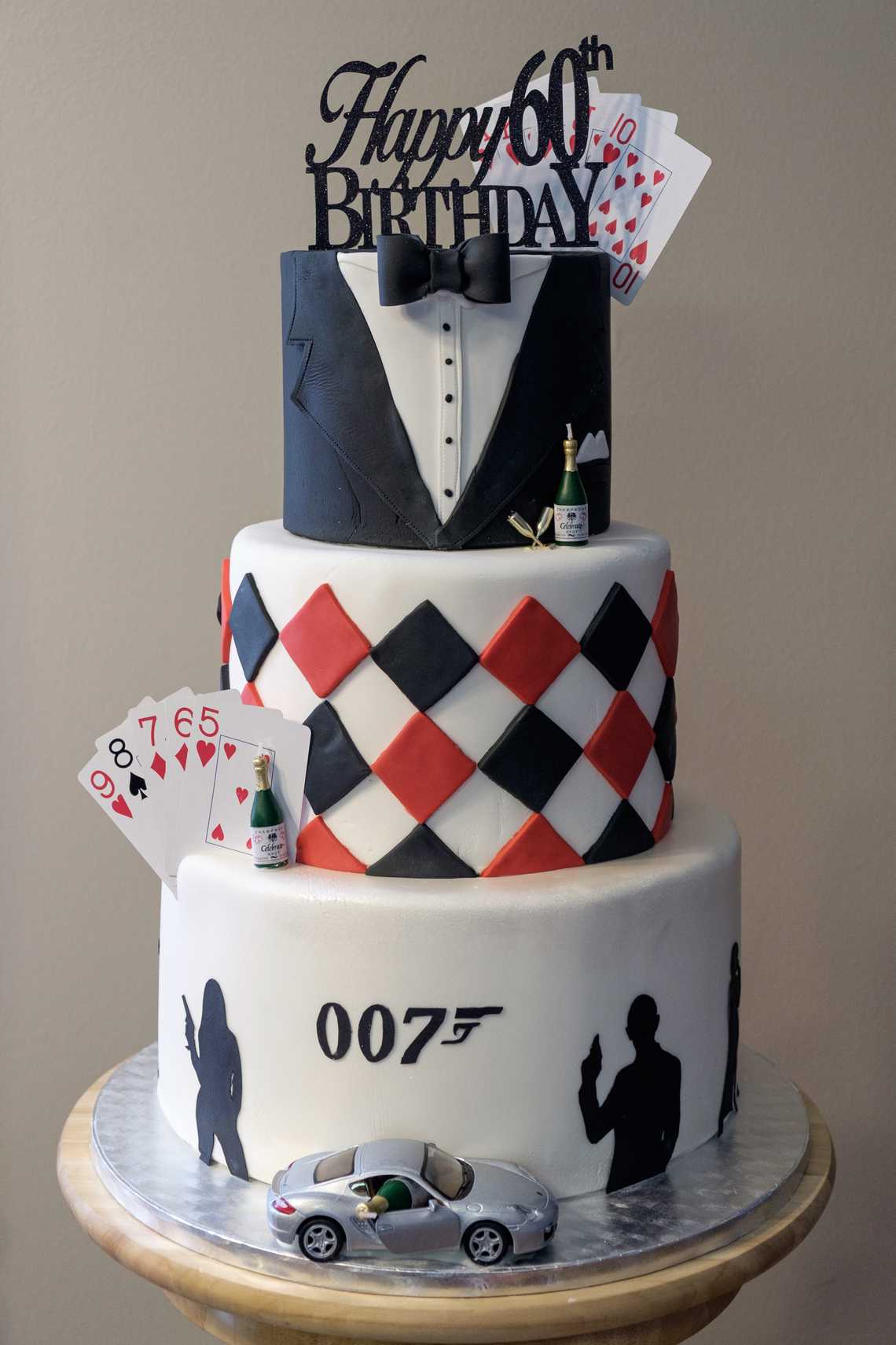 James Bond-Themed 60th Birthday Cake — September 9, 2017 James Bond-Themed 60th Birthday Cake — September 9, 2017